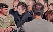 Milei durísimo contra Kicillof tras su sorpresiva visita a Bahía Blanca