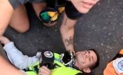 Incidentes frente al Congreso en la marcha de jubilados: trasladaron a un periodista herido