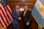 El canciller Gerardo Werthein se reunió con el secretario de Comercio de EE.UU. por la suba de aranceles a la Argentina