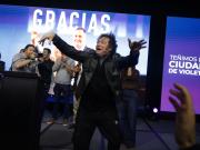 Javier Milei festejó el triunfo de LLA sobre el PRO: Hoy se pintó de violeta el bastión amarillo