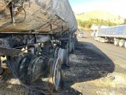 Fatal accidente en Sacaba: dos personas mueren calcinadas tras choque e incendio de cisterna