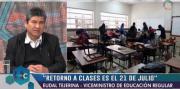Estudiantes deben portar su carnet de vacunación contra el sarampión al retornar a clases presenciales