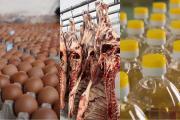 Huevo, carne y aceite son los alimentos más incautados en operativos