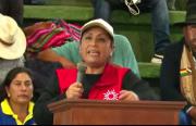 Piden que la Policía y la Fiscalía abran investigación contra Ruth Nina por su amenaza a los electores