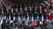 Arce y Arias encabezan los festejos por los 216 años de la gesta libertaria paceña