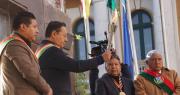 Con ofrendas florales al pie del monumento a Murillo se celebran actos protocolares por la gesta libertaria de La Paz