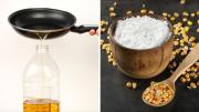 El truco de cocina viral con maicena para reciclar aceite usado en casa