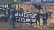 Un grupo de activistas veganos irrumpió en La Rural: cómo reaccionó el público