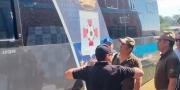 Activan investigación por proyectil que impactó contra bus de Blooming en Montero