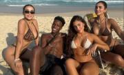La buena vida de Vinícius Jr., rodeado de mujeres y lujo en Brasil: playa, fiestas y mucho más