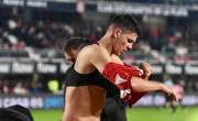 Carrillo, con máscara, jugaría en Avellaneda