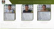 Presentan a tres atracadores capturados tras violento robo