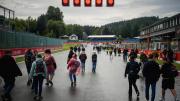 Se viene la fiesta en Spa, con la lluvia como invitada especial