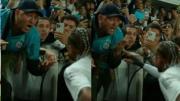 Tensión en Santos: Neymar discutió con un hincha tras perder y quedar en zona de descenso