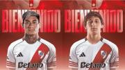 River presentó oficialmente a sus últimos dos refuerzos del mercado de pases