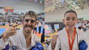Hugo Reinoso y Benjamín Flores, campeones mundiales de taekwondo