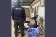 Recuperan motocicleta robada tras operativo en barrio Tradición