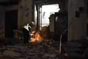 Explosión, pánico y escombros: investigan el derrumbe parcial de un edificio en Florencio Varela