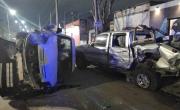Borracho al volante chocó y volcó en la Región: tenía 1, 31 gramos de alcohol en sangre