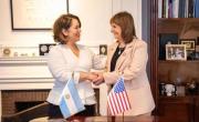 La representante de negocios de los Estados Unidos visitó a Bullrich previo a la llegada de Kristi Noem