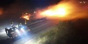 Despliegan operativo contra incendio forestal en carretera Puerto Suárez – Arroyo Concepción
