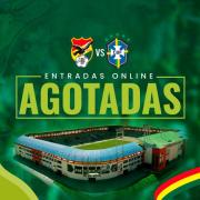 Bolivia-Brasil: entradas vía online fueron agotadas, informa la FBF