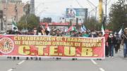 Confirman marcha nacional del Magisterio Urbano para este martes
