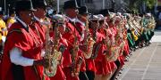 Las bandas de los colegios Bethel, Plena Maranata y Basil Miller triunfan en el Festival del Bicentenario en La Paz