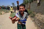 Cae ayuda humanitaria desde aviones en Gaza