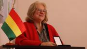 El Observatorio San Calixto entrega reconocimiento a la embajadora de Francia por su valiosa cooperación