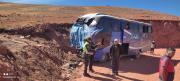 Bus se encuneta en la ruta Quime