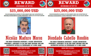 EEUU ofrece $us 25 millones por Maduro tras catalogar al Cartel de los Soles como organización terrorista
