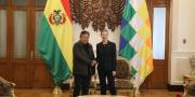 Choquehuanca y embajadora de Suiza tratan el proceso de despenalización de la coca