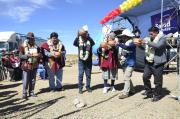 Gobierno entrega sistema de alcantarillado y planta de tratamiento de aguas residuales en Calamarca por el Bicentenario de Bolivia