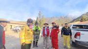 Alcalde de Tarija inicia recorrido por campamentos para abastecer a bomberos y voluntarios que combaten el incendio en Sama