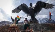 A las faldas del Huayna Potosí, El Alto inaugura una escultura gigante del Cóndor de Los Andes