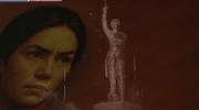 Arce descubre monumento a Juana Azurduy; llama a defender la libertad y dignidad en los comicios