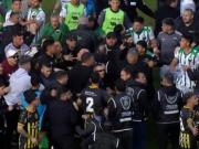Clásico caliente entre Chicago y Almirante Brown: un par de detenidos, gresca y dos jugadores con contravenciones en Mataderos