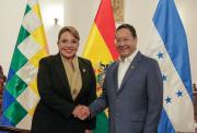 Presidenta de Honduras abre celebraciones del Bicentenario con respaldo a lazos con Bolivia