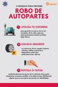 Acciones y procedimientos contra el robo de vehículos y autopartes