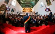 Arce proclama el legado de la industrialización y las banderas de la subvención, salud gratuita y los bonos
