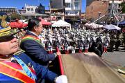 Luis Arce llama al Ejército a prepararse para enfrentar fuerzas desestabilizadoras