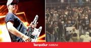 Batalla campal y un muerto en el recital de Damas Gratis