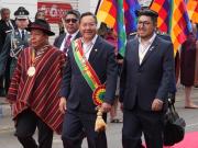 Fuertes críticas y abucheos al presidente Arce y su vice en el Congreso en el acto por el Bicentenario en Bolivia