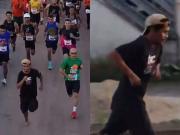 Se coló borracho y en ojotas en una maratón, llegó a la meta y ganó una medalla: Lo hice para sacarme la resaca