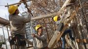 La construcción va en picada