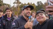 Julián Santero, el campeón del TC, disfrutó del cariño del público en su tierra