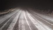 Cortaron la ruta 307 a la altura de El Infiernillo debido a la acumulación de hielo en la calzada