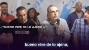 Voy de caño y respeto al chorro: el video contra Kicillof, Moreno y Grabois que compartió Adorni