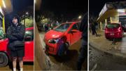 Chocó con su auto en el Bajo neuquino, quiso reparar el daño y decidió grabarlo